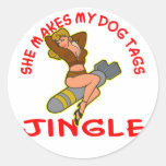 Pin elle compose mon tintement d'étiquettes de chi adhésifs