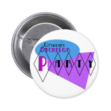 Pin. pourpre de coutume de rétro enterrement de vi badge