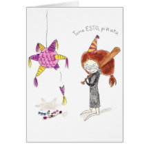Pinata Tarjeta Cartes De Vœux