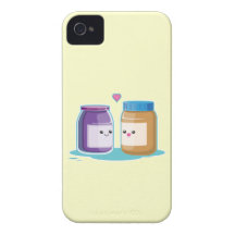 Pindakaas en Gelei iPhone 4 Cover