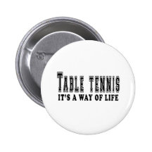 Ping-pong c'est mode de vie badge