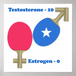 Ping-pong de testostérone poster
