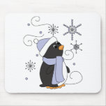 Pingouin dans la crainte tapis de souris