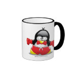 Pingouin de boxe mug à café
