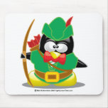 Pingouin de Robin Hood Tapis De Souris