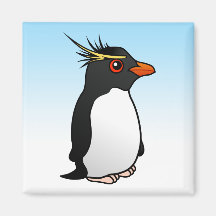 Pingouin mignon de Rockhopper Aimants Pour Réfrigérateur