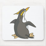 pingouin mignon de rockhopper tapis de souris