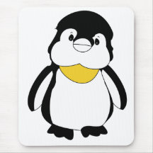 Pingouin mignon tapis de souris
