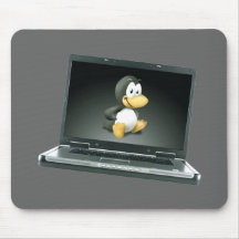 PINGOUIN TUX D'ORDINATEUR PORTABLE DE LINUX TAPIS DE SOURIS