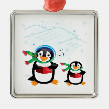 Pingouins de Caroling - plate-forme que les halls 