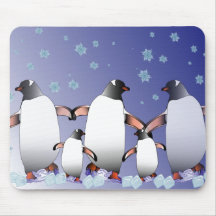 Pingouins Tapis De Souris