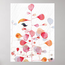 PINKLEAFUMBRELLA POSTERS