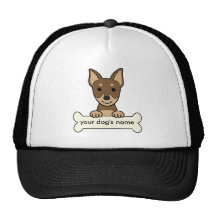 Pinscher miniature personnalisé casquette