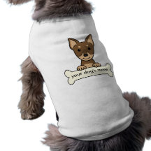 Pinscher miniature personnalisé t-shirt pour chien