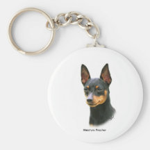 Pinscher miniature porte-clef