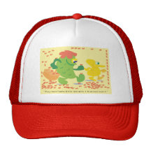 Pique-nique de livre de contes casquettes de camionneur