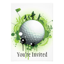 Piquons pour le golf faire-parts