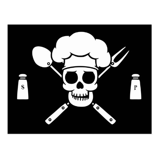 Pirate de chef carte postale