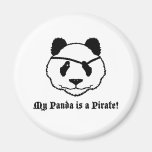 Pirate de panda magnets