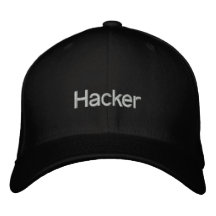 Pirate informatique casquettes brodées