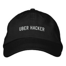 Pirate informatique d'Uber Chapeau Brodé