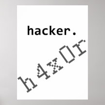 Pirate informatique h4x0r posters