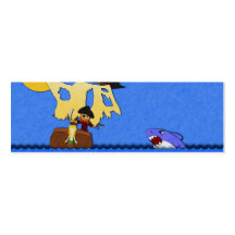 Pirate perdu aux signets de mer cartes de visite personnelles