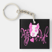 Pitty dans Keychain rose Porte-clés