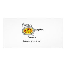 Pizza résolue modèle pour photocarte