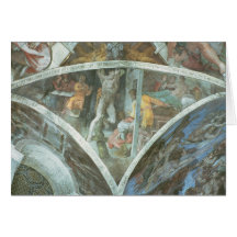 Plafond de chapelle de Sistine : Haman Carte De Vœux