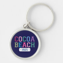 Plage 1925 de cacao porte-clefs