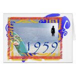plage 1959 cartes de vœux