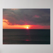 Plage de Jimbaran, Bali, coucher du soleil Posters