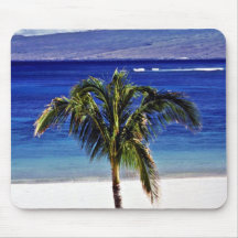 Plage de point de Mauna Lani - Hawaï Tapis De Souris