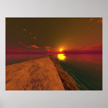 Plage reculée posters
