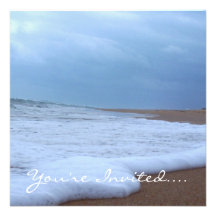 Plage Shoreline de Flagler Invitations