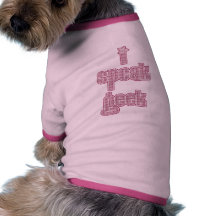 Plaid rose je parle le geek t-shirts pour chien