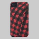 plaid rouge noir coques case-mate