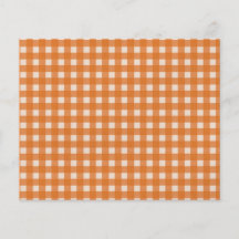 plaids oranges de pays de couleur tract personnalisé
