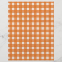 plaids oranges de pays de couleur tract