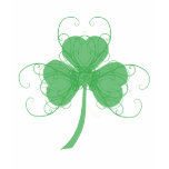 Plain Elegant Shamrock T Shirt