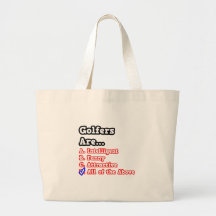 Plaisanterie de jeu-concours de golfeurs… sac