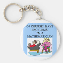 Plaisanterie de psychologie de MATHS Porte-clé