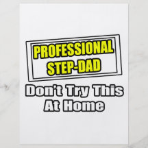 Plaisanterie professionnelle d'Étape-Papa… Prospectus Personnalisés