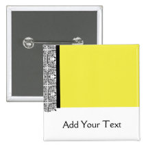 Plaisir de damassé en jaune badge