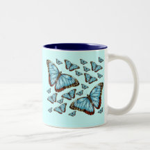 Plaisir de papillon mug à café