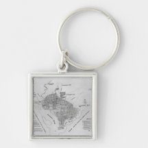 Plan de DC de Washington Porte-clef