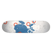 Planche à roulettes abstraite de Suzukigo
