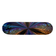 Planche à roulettes de corail de kaléidoscope