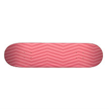 Planche à roulettes de corail de zigzag